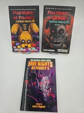 Five Nights At Freddy's Fazbear Frights Book Lot 1 2 Movie Novel